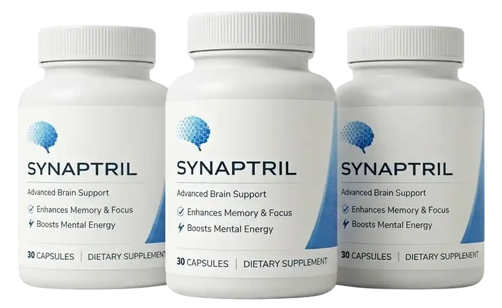 Synaptril Advanced Brain Support Supplement - 30 Capsules, Memory Focus Mental Energy